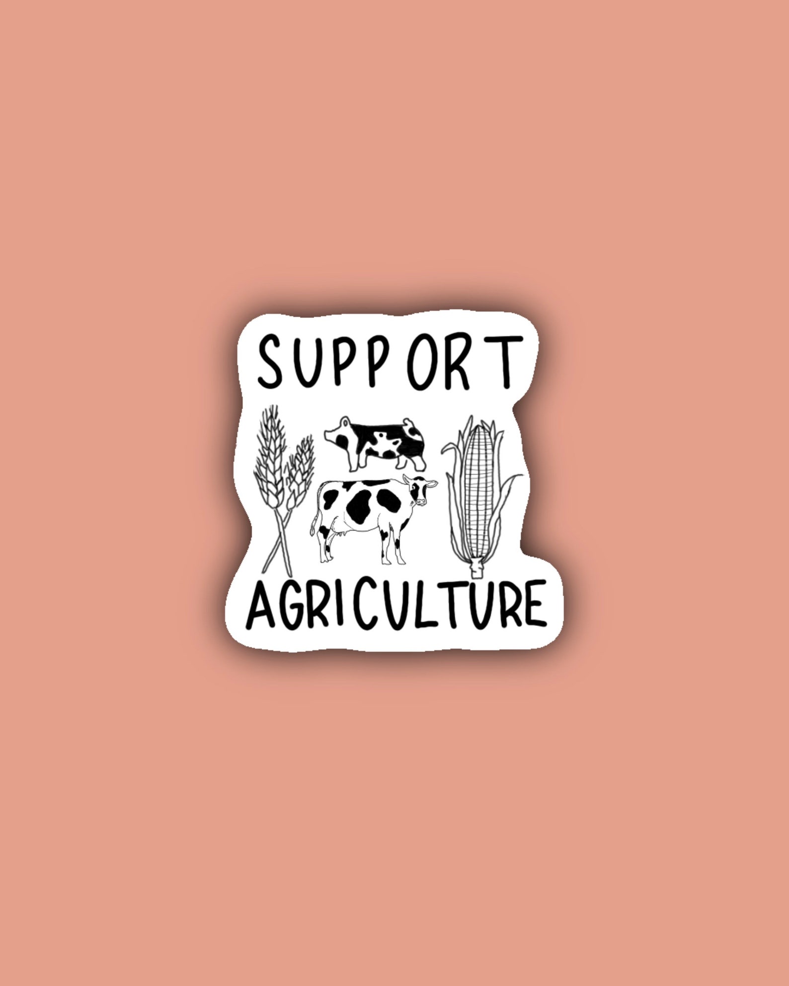 Support Agriculture Sticker Agvocate for Agriculture Water - Etsy