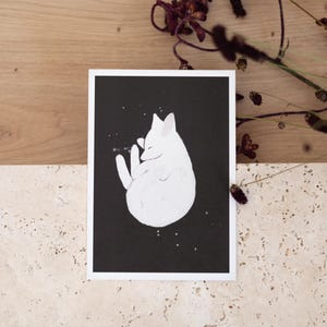 Postkarte – Wolf – Karte – Print A6 //  Postcard wolf – digital aquarell illustration