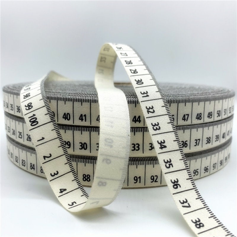 Fabric Measuring Tape Ribbon Printed Cotton Ribbon Sewing Etsy