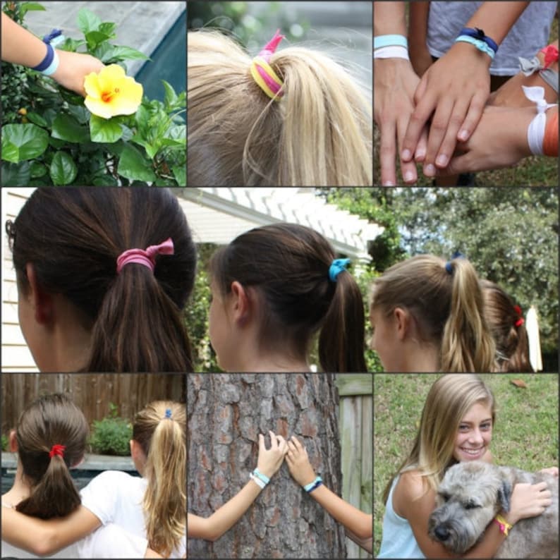Elastic Ribbon Fold Over Elastic Hair Tie Hair Band FOE Etsy UK