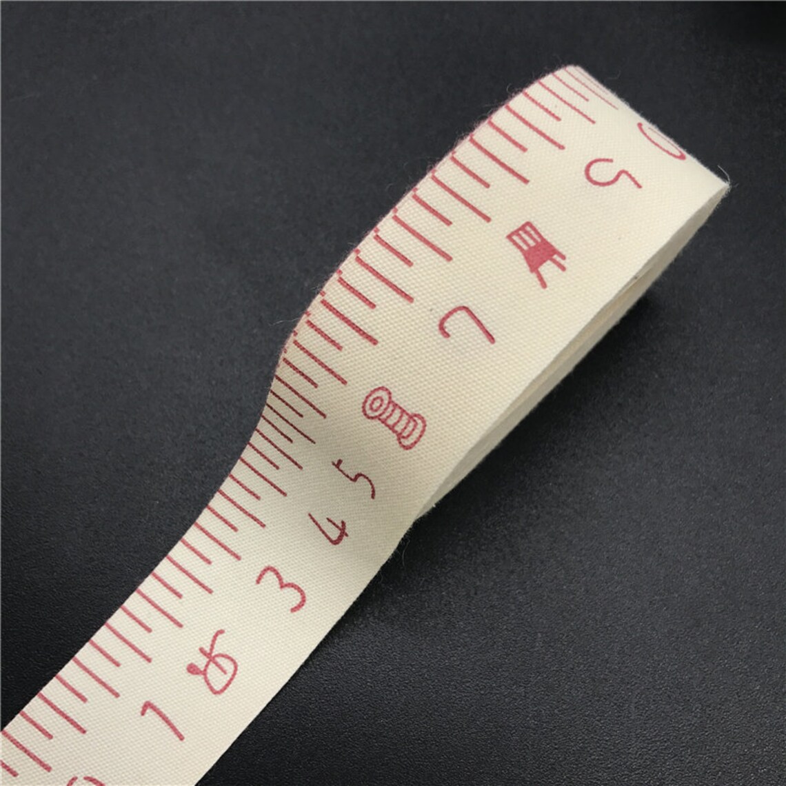 Fabric Measuring Tape Ribbon Printed Cotton Ribbon Sewing Etsy