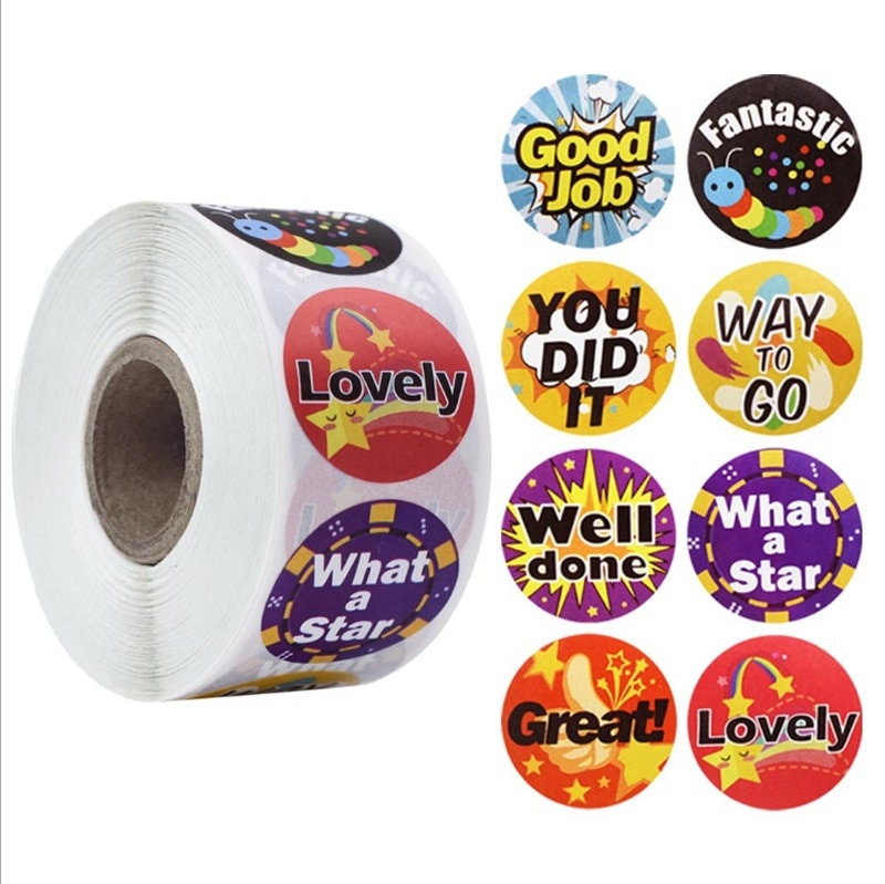 Multicoloured Shiny Star Stickers - 6 Sheets Of Reward Stickers - Planner  Supplies - Reward Chart Stickers - Teacher Supplies - Sticker Set