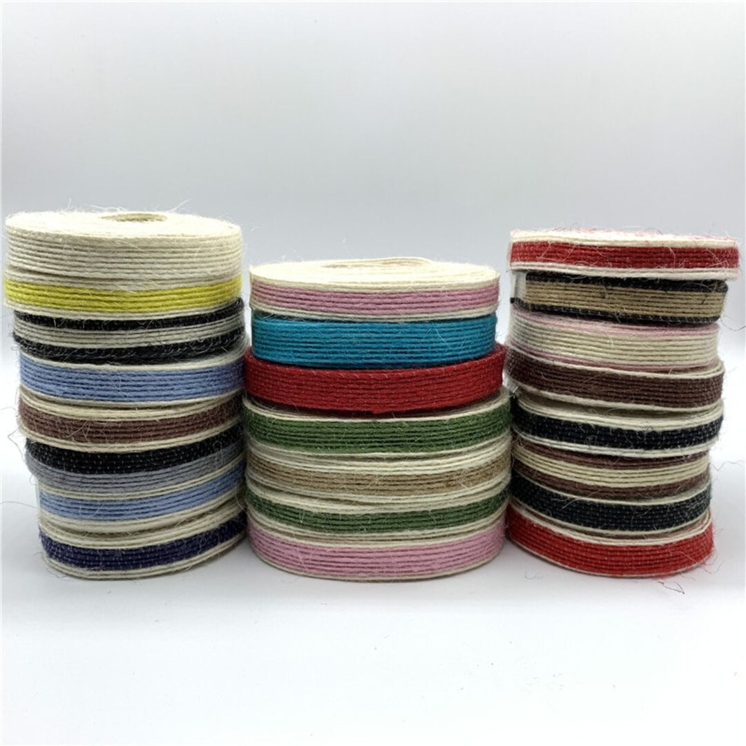 Coloured Jute Burlap Hessian Ribbon, Rustic Wedding Decoration Party ...
