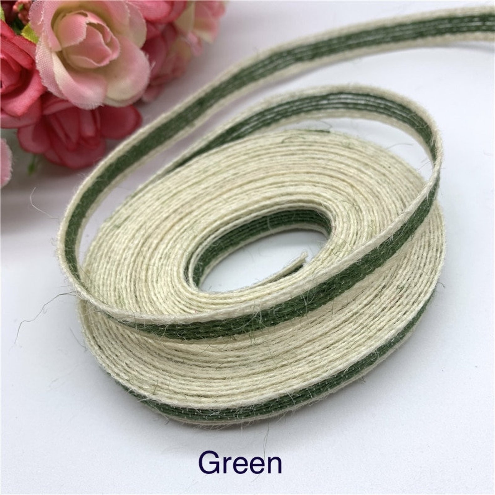 Jute Burlap Hessian Ribbon, Vintage Rustic Wedding Decoration Party DIY ...