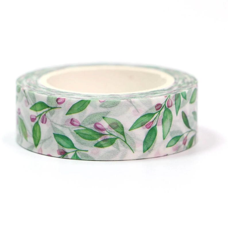 Botanical Washi Tape, Gardening, Plants, Pots, Tools, Scrapbooking Berries