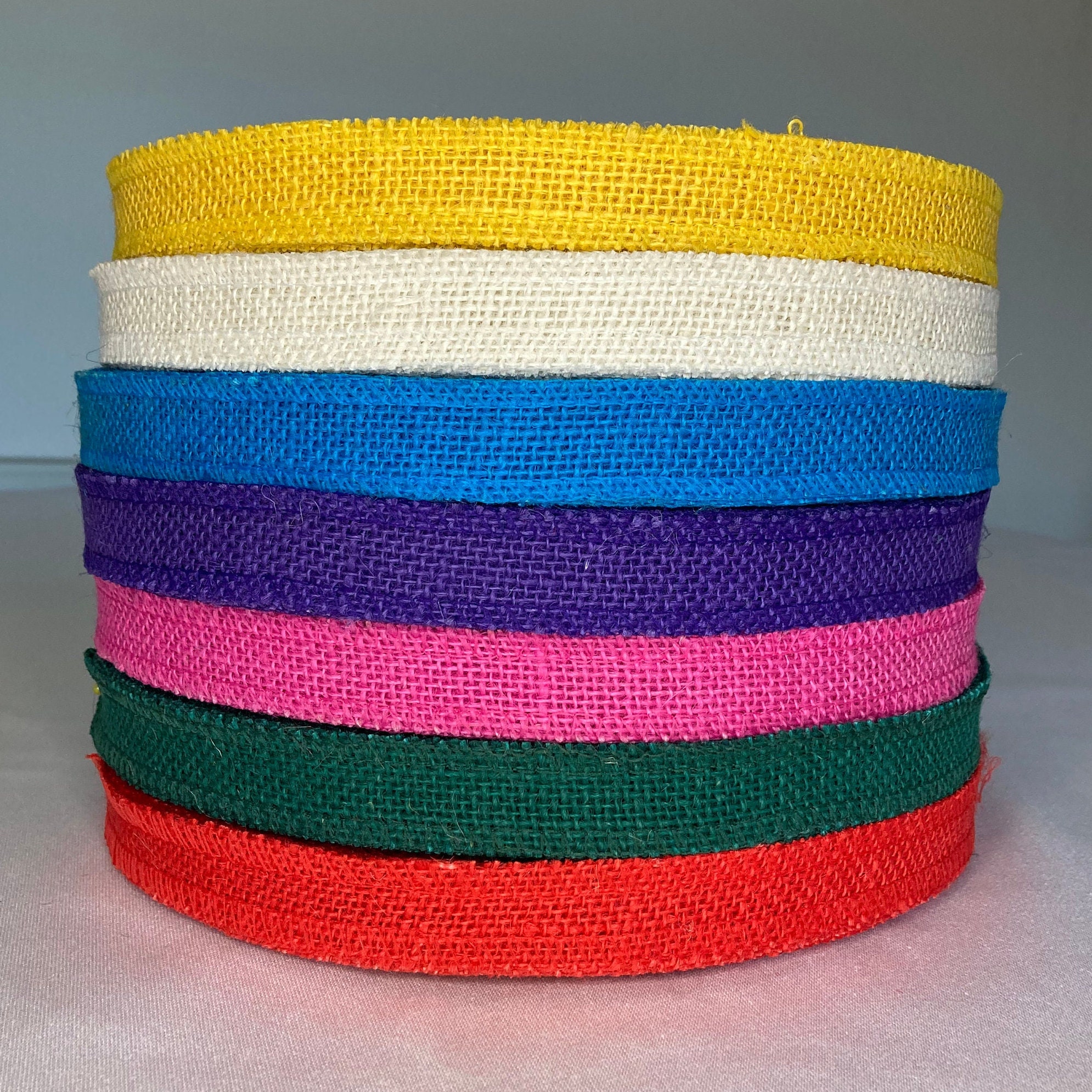 Eco Friendly Natural Jute Ribbons Hemp Burlap Hessian Etsy UK