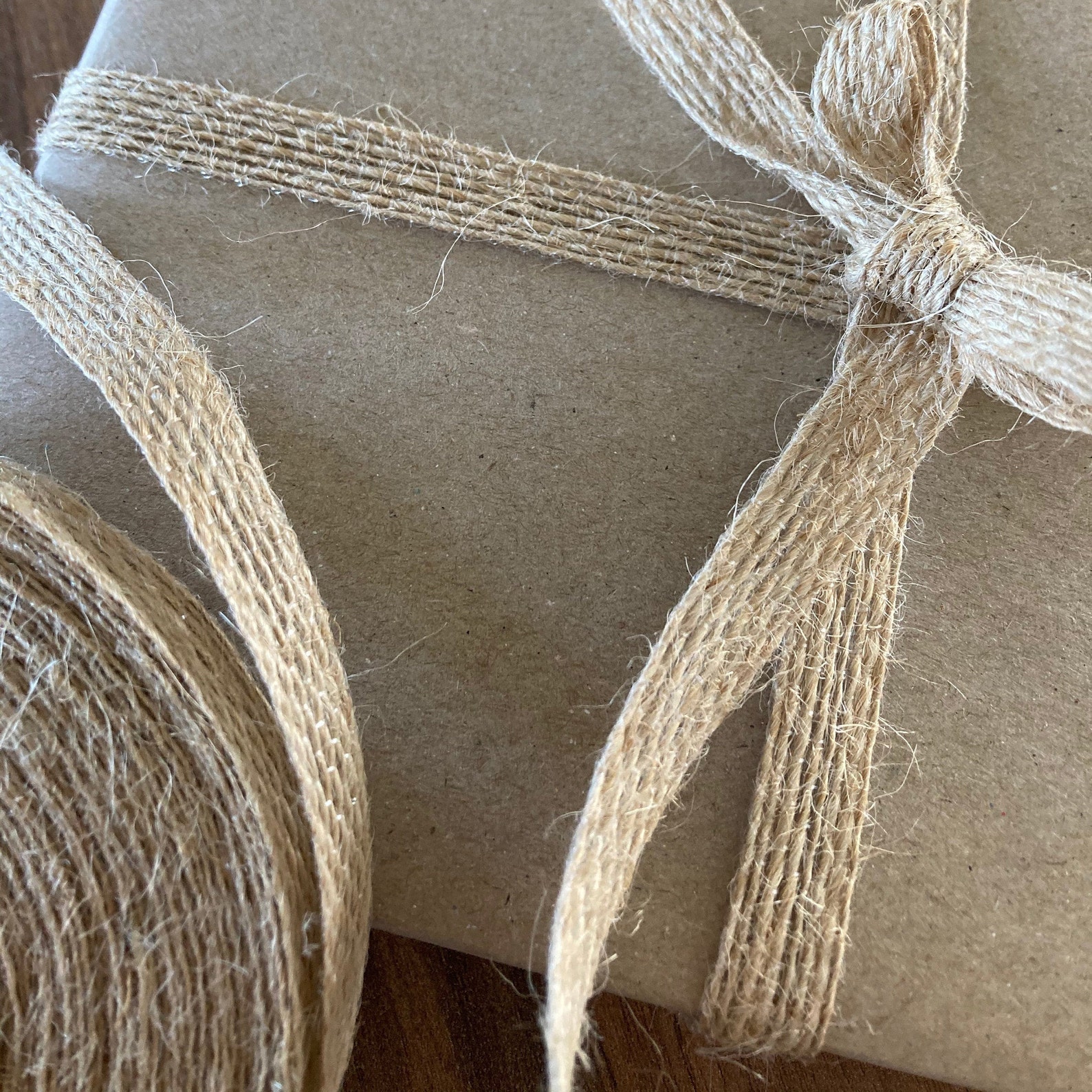 1cm Eco Friendly Natural Hemp Ribbon Jute Burlap Etsy