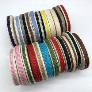 Jute Jute Jute Jute Lint, Vintage Rustieke Bruiloft Decoratie Partij DIY Ambachten Gift Verpakking, Milieuvriendelijk, Milieuvriendelijk