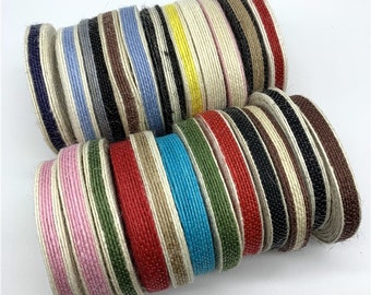 Jute Burlap Hessian Ribbon, Vintage Rustic Wedding Decoration Party DIY Crafts Gift Packaging, Eco Friendly, Environmentally Friendly