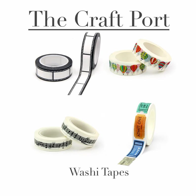 Washi Tape, Sheet Music, Musical, Planner Accessories, Travellers Notebook, Bujo, Music Lover, Pianist, Singer image 1