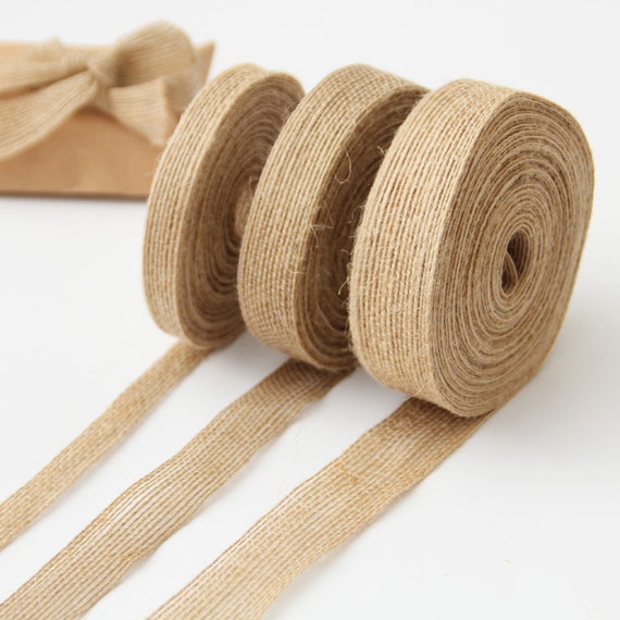 Natural Jute Ribbon, 0.5mm 40mm Wide, Hessian, Burlap, Rustic, Wedding  ,floristry, Cake, Decoration, Wrapping, Party, Eco-friendly, Gift 