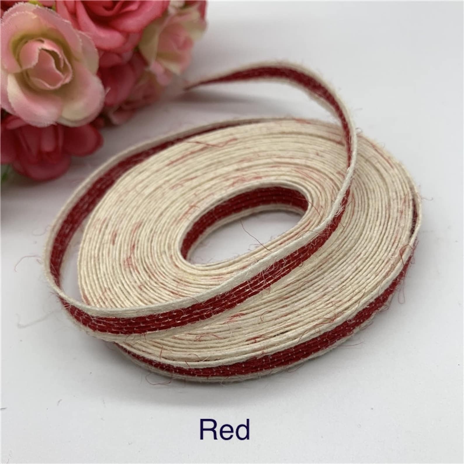 Jute Burlap Hessian Ribbon, Vintage Rustic Wedding Decoration Party DIY ...
