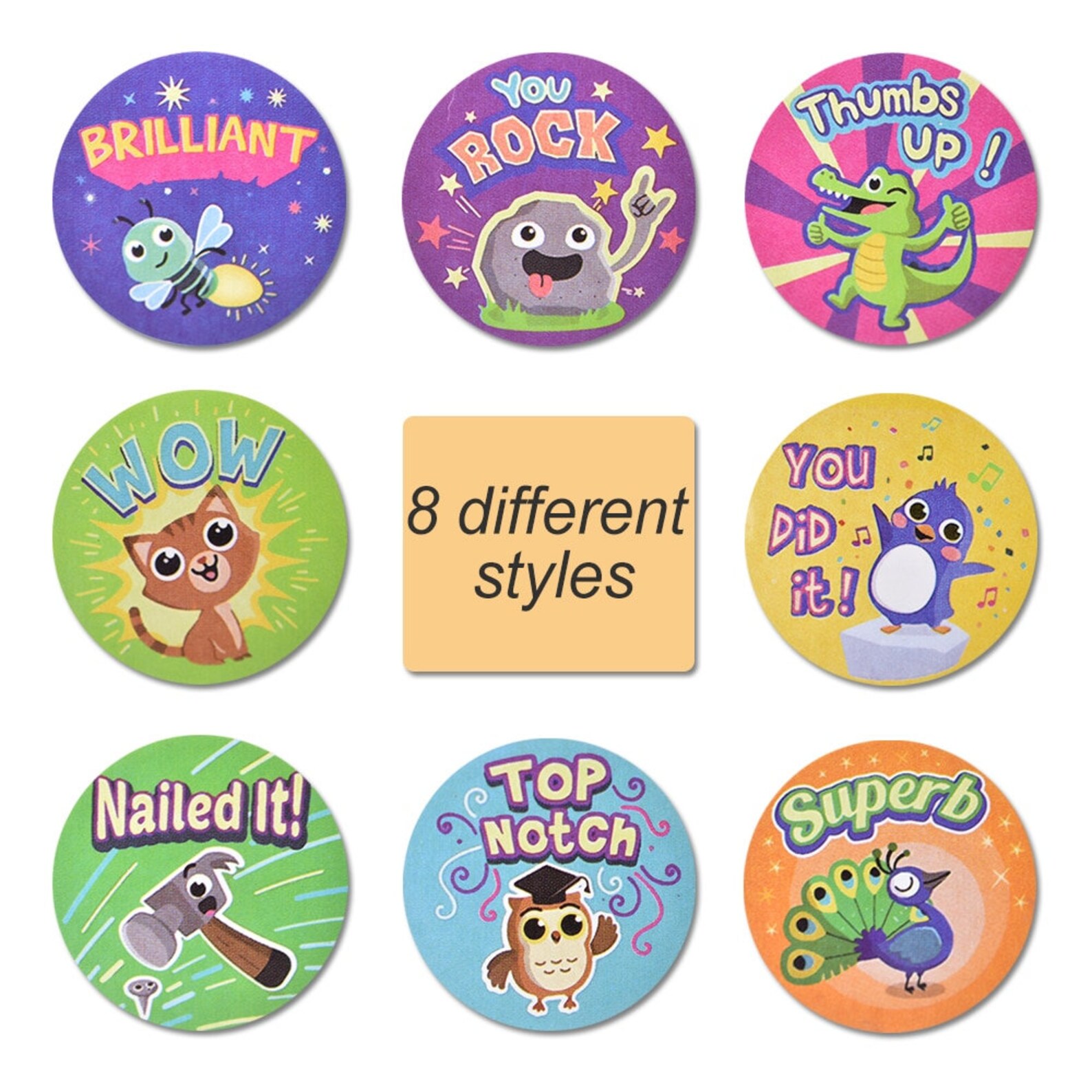 Reward Stickers 25mm Kids Children Teachers Parents Labels Etsy UK