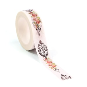 10M Boho Floral Washi Tape, Love  Follows Leaves Decorative DIY Scrapbooking Masking Tape School Office Supply Journal Diary