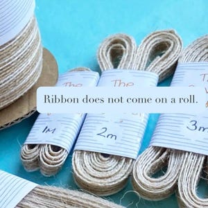 Jute Burlap Hessian Ribbon, Vintage Rustic Wedding Decoration Party DIY ...