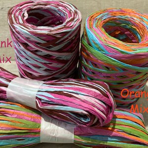 20m Paper Raffia Ribbon. Natural, Packaging, Eco Friendly ...