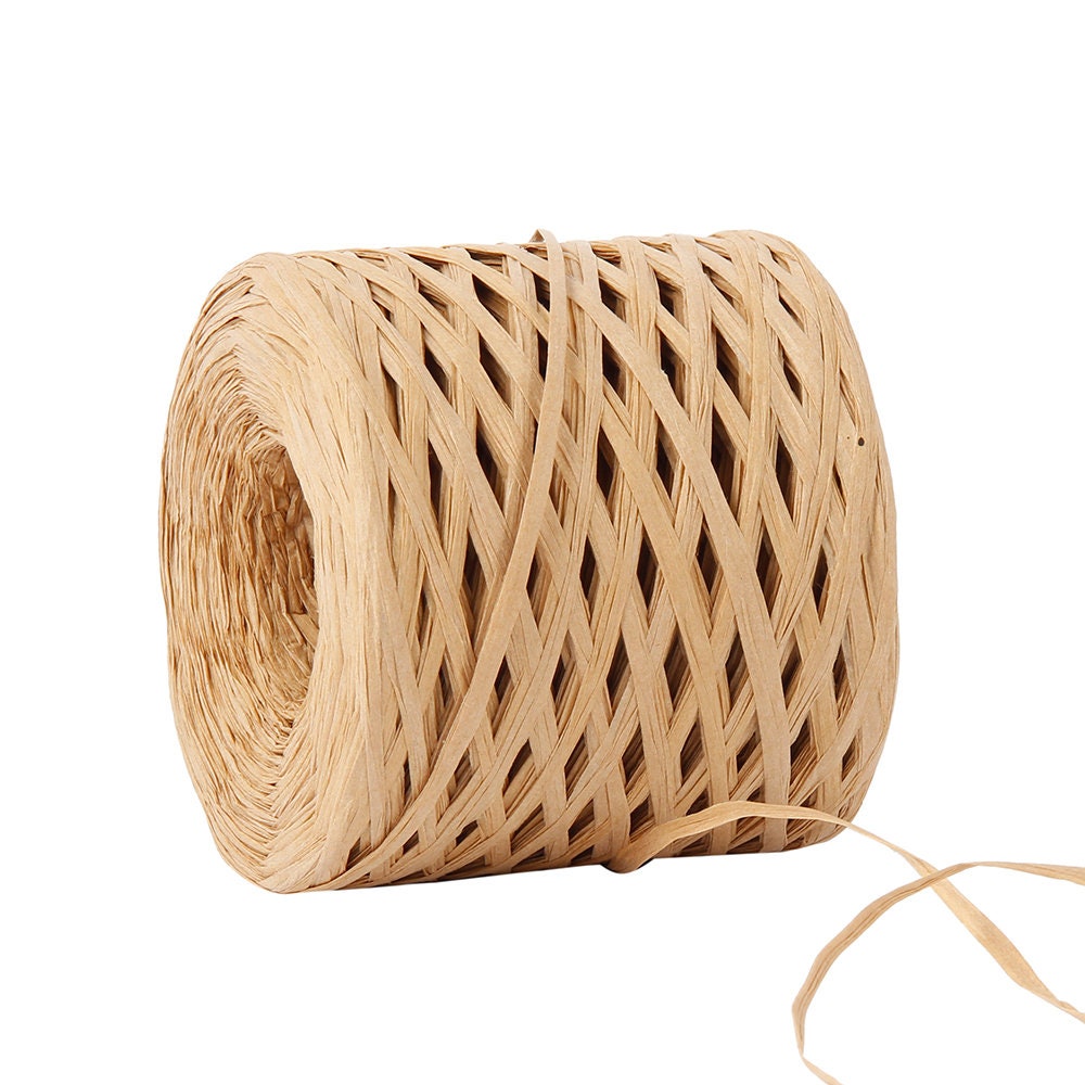 Paper Raffia Ribbon. natural packaging eco friendly Etsy