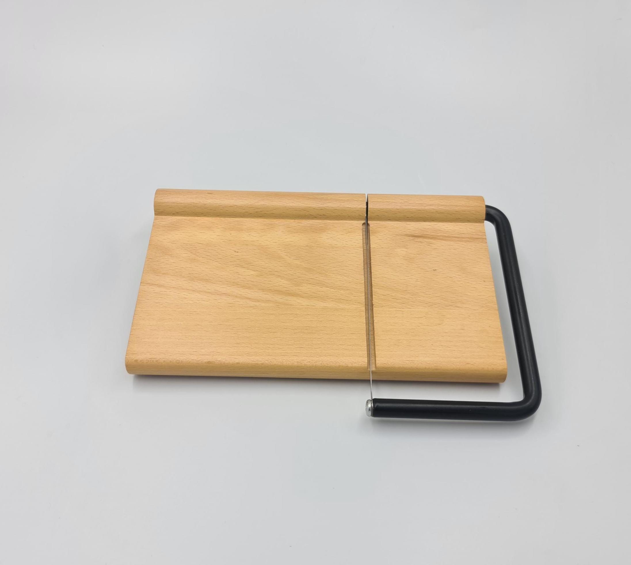 Bodum Vintage Flemming Dismed Beech Wood Cheese Slicer, Made in Denkmark, 1980s