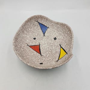 Vintage West German Pottery Fat Lava Bowl by Scheurich, c.1960s