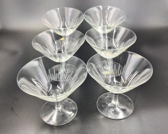 Rosenthal Form 2000 Strahlenschliff (Wine) Glasses by Richard Latham Set of Six