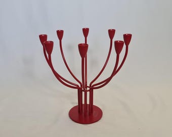 Candelero Ikea Stockholm en rojo de Knut & Marianne Hagberg, años 90