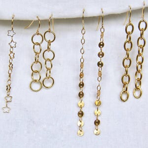 long chain earrings