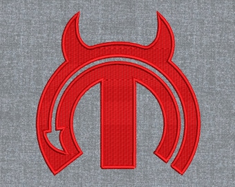Mopar logo #1 Machine embroidery design \u2013 2 sizes