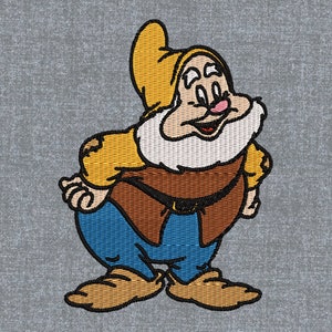 Snow white and the seven dwarfs – Happy Machine embroidery design pattern – 3 sizes