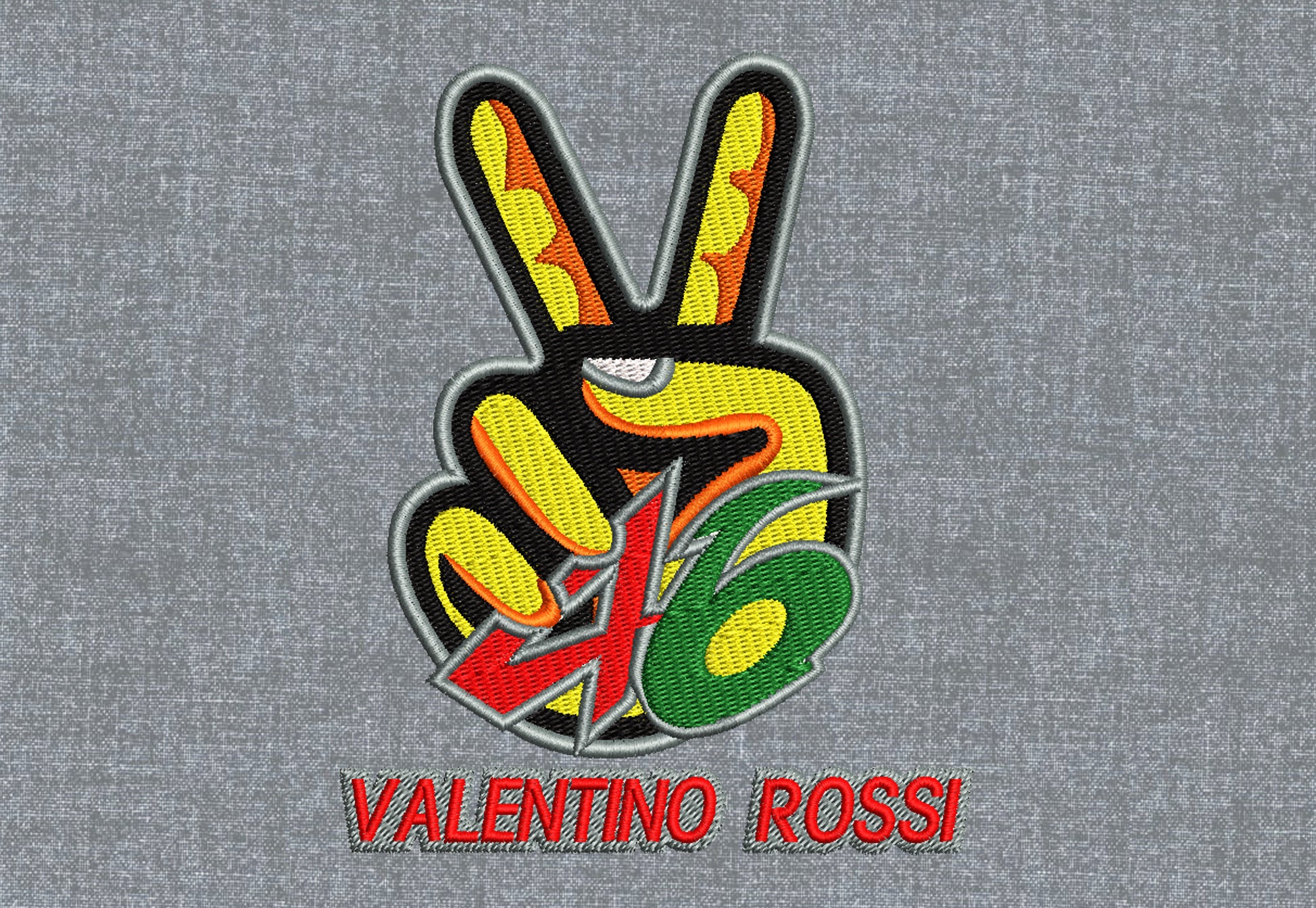 Valentino Rossi Logo Design Pattern 4 - Etsy
