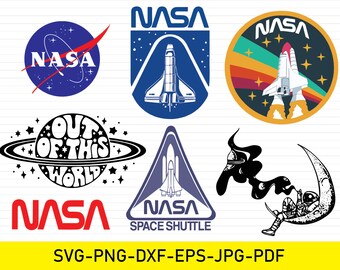 NASA Svg, Nasa Logo Svg, NASA Circle Logo 3 Color Layered SVG Cricut ...