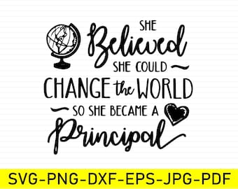 Principal svg, Subdirector svg, Principal fuera de servicio svg, Mejor director nunca svg, Divertido principal svg, Principal apreciación svg