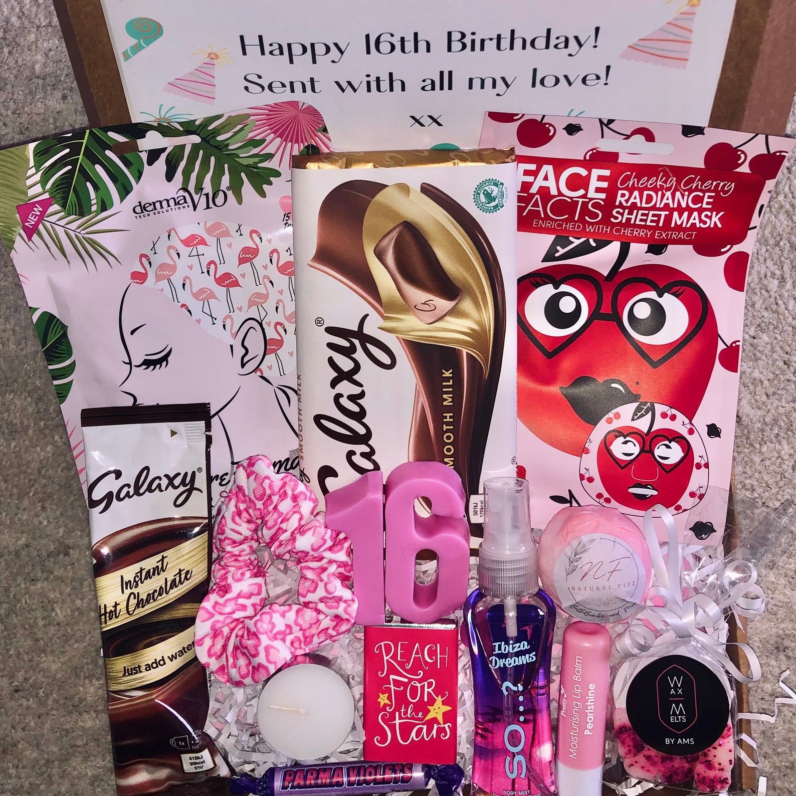 16th Birthday Hamper / 16th Gifts / Sweet 16 Gifts / 16th Etsy