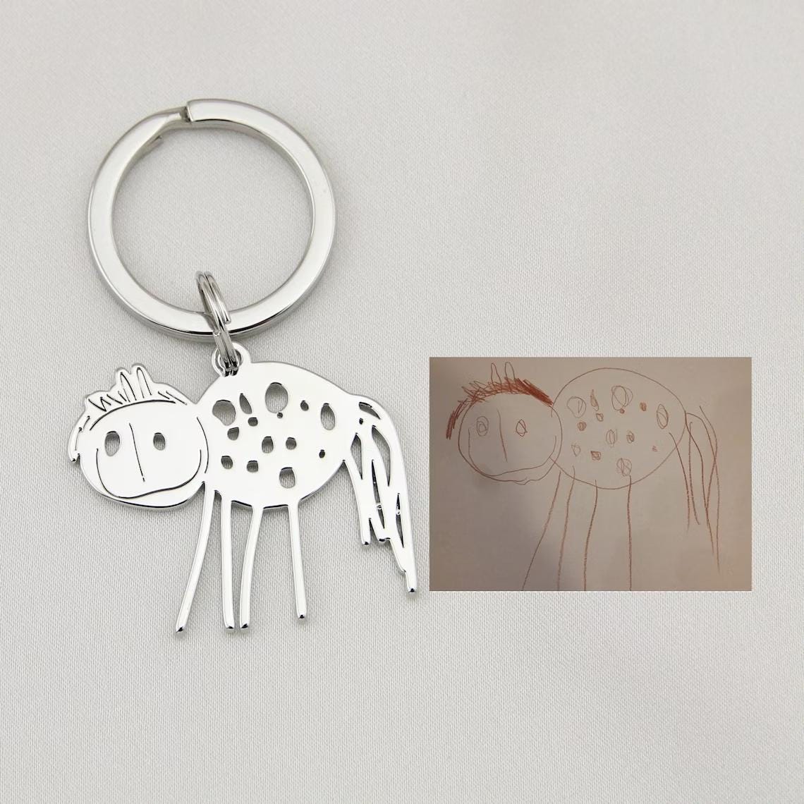 Kids Drawing Keychains