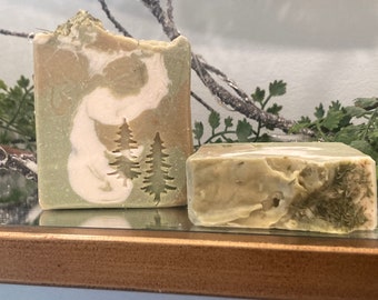 Maine White Pine Bar | All-Natural | Vegan Shea Butter Soap | Handmade in Maine Gifts | Maine Made Gifts | Natural Soap