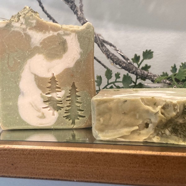 Maine White Pine Bar | All-Natural | Vegan Shea Butter Soap | Handmade in Maine Gifts | Maine Made Gifts | Natural Soap