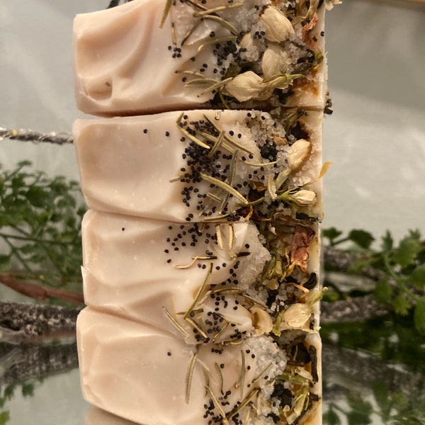 Wildflower Bar | All-Natural + Vegan | Shea Butter Soap | Plant Based Ingredients | Eco-Friendly | Maine Made Natural Shea Butter Soap Bar