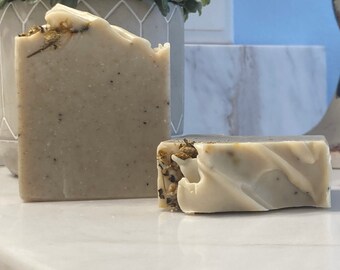 Bare Signature Double Butter Soap Bar | Vegan Handcrafted Soap | Maine Made Products | All-in-One Cleanser for Hair, Face, & Body