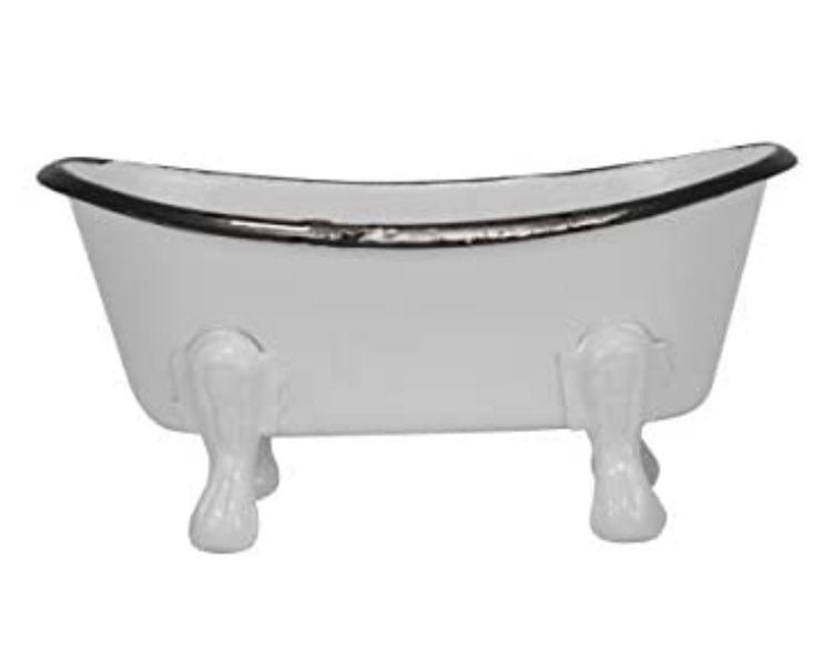 Vintage Metal Bathtub Soap Holder with 2 Soap Bars Soap Dish Etsy