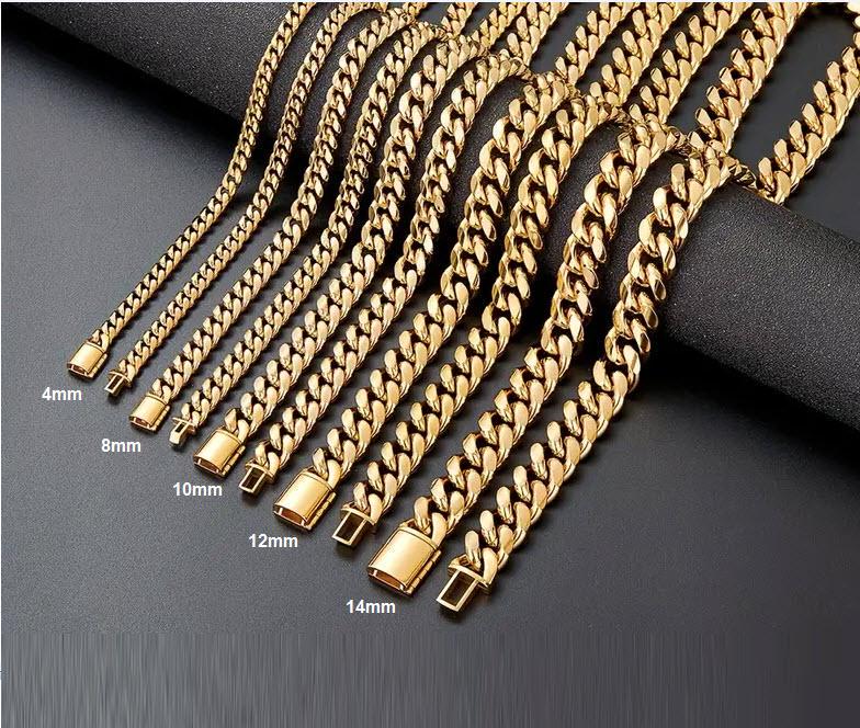 Catena Cubana In Argento Da Uomo – Collana Con Catena In Acciaio - Foto 7