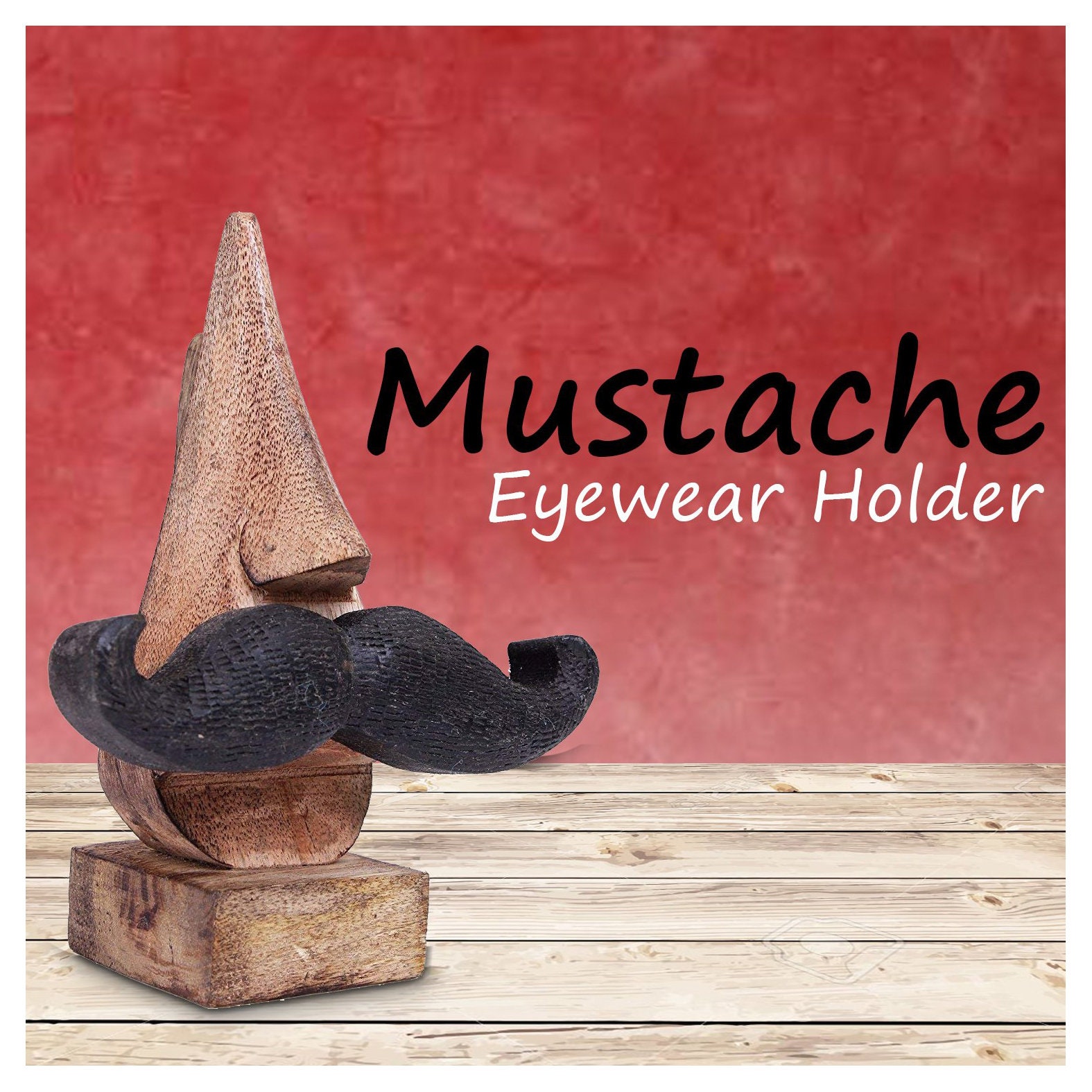 Wooden Eyeglass Holder Stand Sheeham Wood Glasses Glass Cute Etsy