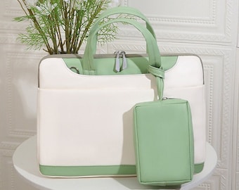 Luxury Vegan Sleeve Bag For Laptop 12 13 14 15.6 | Women Laptop Bag| Laptop Sleeve| Case For MacBook Air Pro HP Dell Computer Bag Briefcase