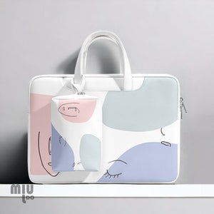 Laptoptasche|Wasserfeste Laptoptasche| PU-Leder-Laptoptasche | |12 13 14 15 15,6 Zoll Laptop Tasche| Laptop-Hülle | Laptop Taschen Set