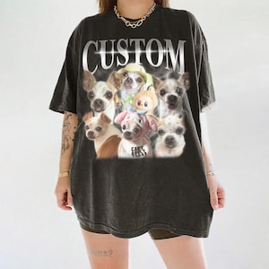 Comfort Colors Custom Bootleg Rap PET Shirt, Custom Pet Shirt, Custom Photo  Vintage Graphic 90s shirt, CUSTOM Your Own Bootleg Your Design