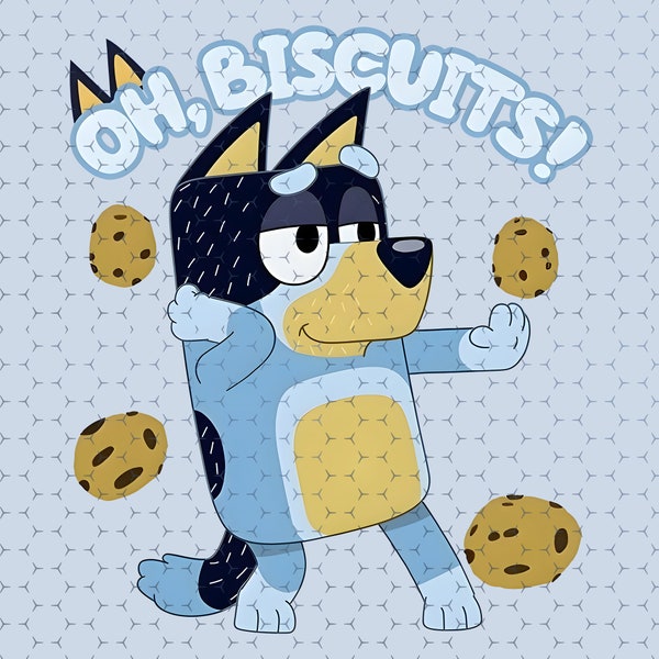 Blueey Oh Biscuits! Png, Grannies Png, Blueey and Bingo Png, Bluey Friends Png, Bluey Png, Bluey Birthday Png, Bingo Png, Bluey Family Png