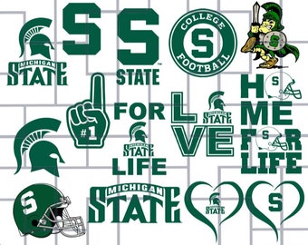 Michigan State Spartans Etsy Michigan State Spartans Etsy