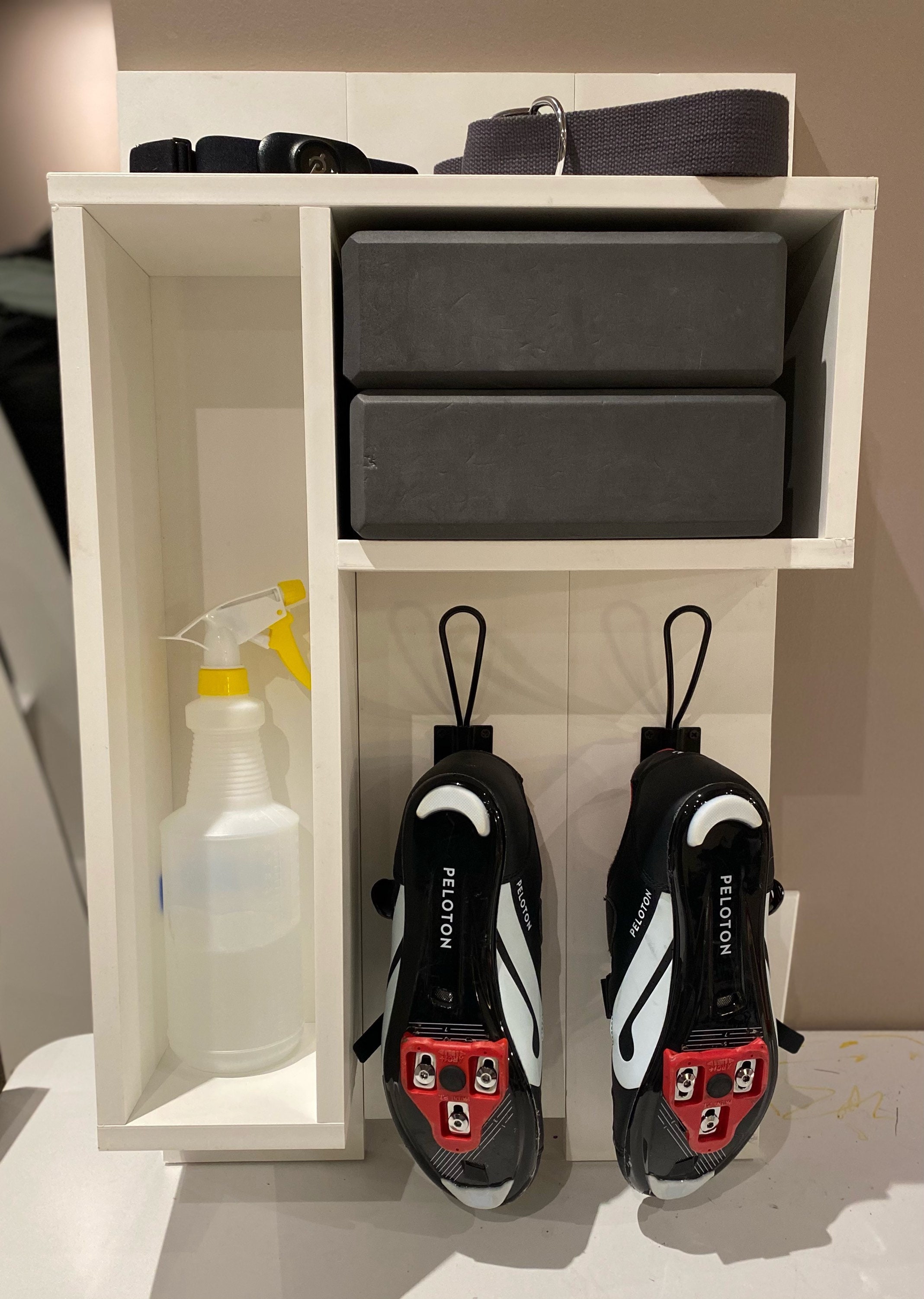 Exercise/bike shoe shelf/storage system Etsy