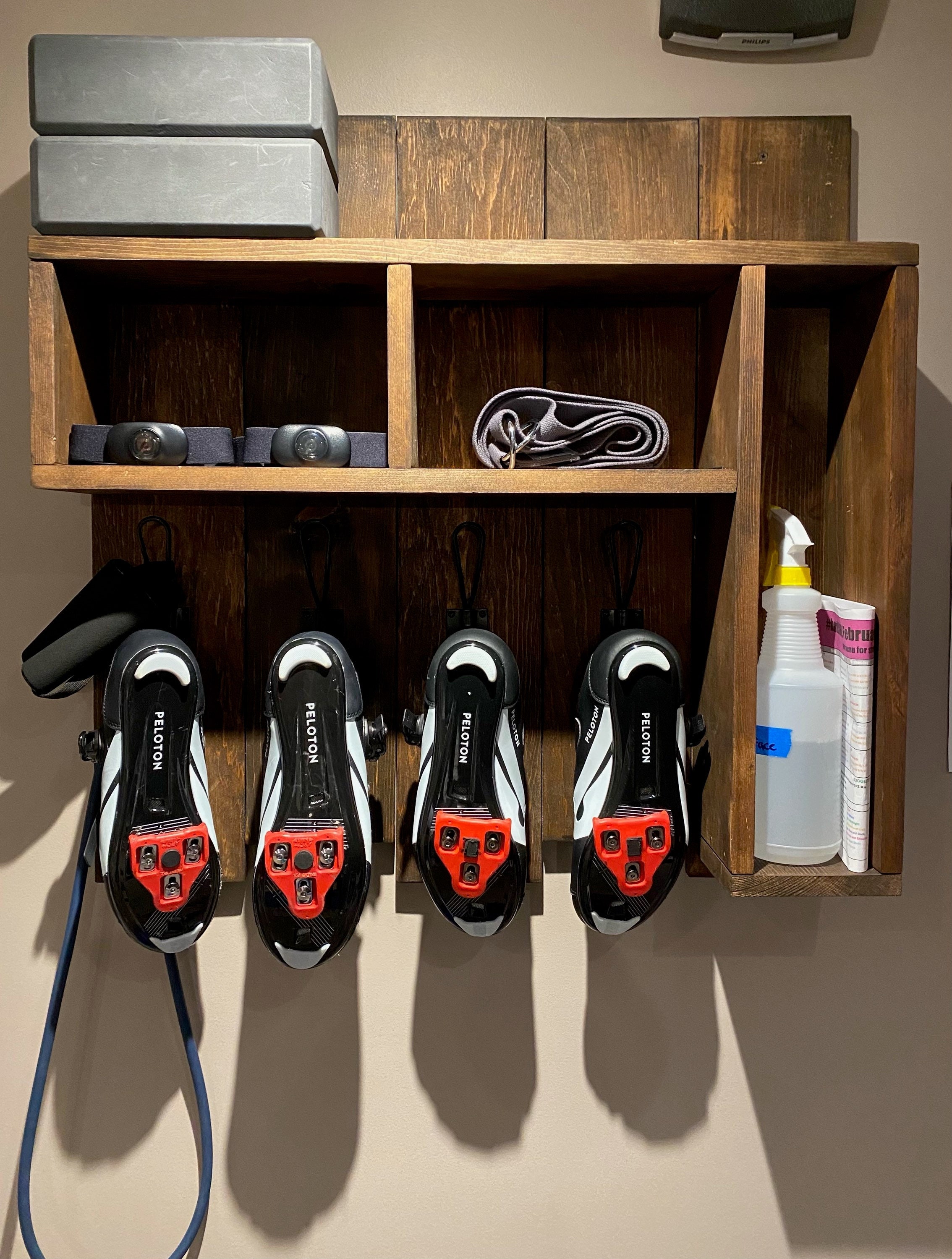 Peloton Bike Shelf Diy Peloton Shoe Rack Peloton Shoe Hanger By