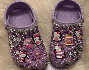 Custom Designed Bling Crocs - Big Kids and Toddlers