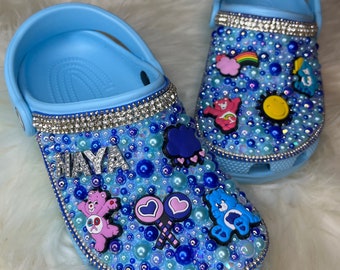 Custom Designed Bling Crocs - Big Kids and Toddlers