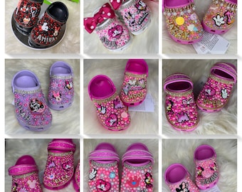 Handmade Custom Designed Bling Crocs - Infants, Toddlers and Big Kids